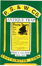 Peck Stow & Wilcox Co. Antique Trap Price Guide Front Cover